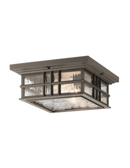 Elstead BEACON SQUARE Plafon E27 2x60W IP44 Antyczny Brąz KL-BEACON-SQUARE-F-OZ