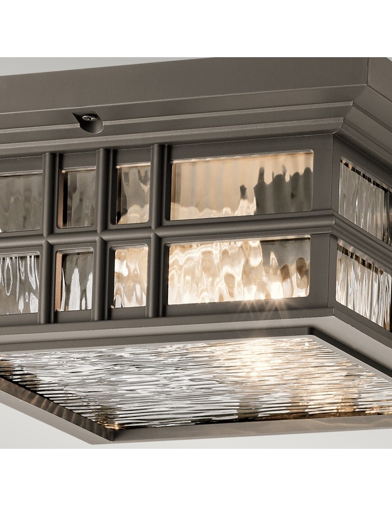 Outdoor ceiling lamps - Elstead BEACON SQUARE Plafond E27 2x60W IP44 Antique Bronze KL-BEACON-SQUARE-F-OZ - product kolory-swiatla.pl 3