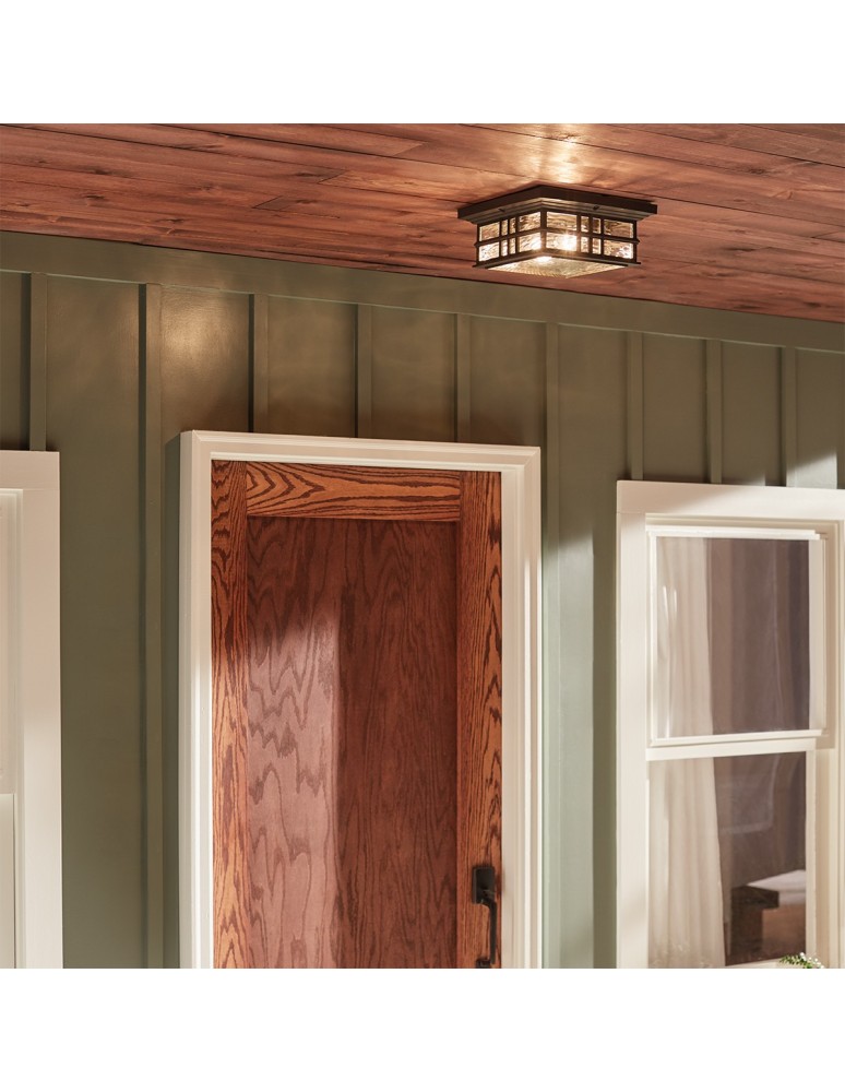 Outdoor ceiling lamps - Elstead BEACON SQUARE Plafond E27 2x60W IP44 Antique Bronze KL-BEACON-SQUARE-F-OZ - product kolory-swiatla.pl 4