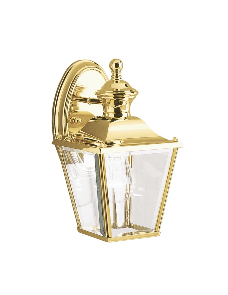 Outdoor wall lamps - Elstead BAY SHORE Outdoor wall lamp E27 1x60W IP44 Brass KL-BAY-SHORE2-S - product kolory-swiatla.pl 1