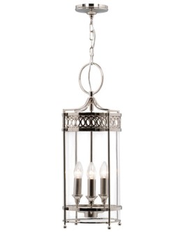 Elstead GUILDHALL 3x60W E14 GH/P PN Pendant.