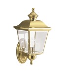 Outdoor wall lamps - Elstead BAY SHORE Outdoor wall lamp E27 1x60W IP44 Brass KL-BAY-SHORE1-M - product 1