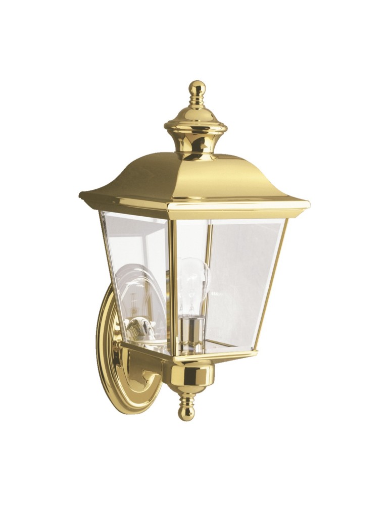 Outdoor wall lamps - Elstead BAY SHORE Outdoor wall lamp E27 1x60W IP44 Brass KL-BAY-SHORE1-M - product kolory-swiatla.pl 1