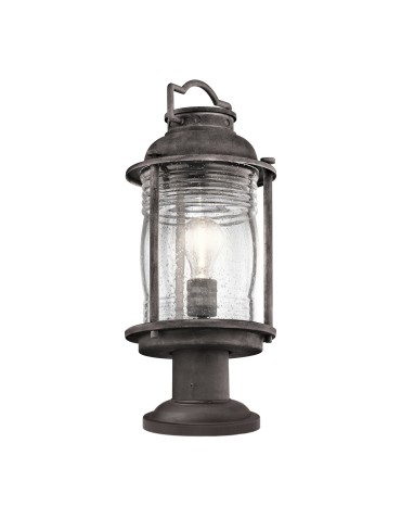 Elstead ASHLAND BAY Outdoor Standing E27 1x60W IP44 Zinc KL-ASHLANDBAY3-M.