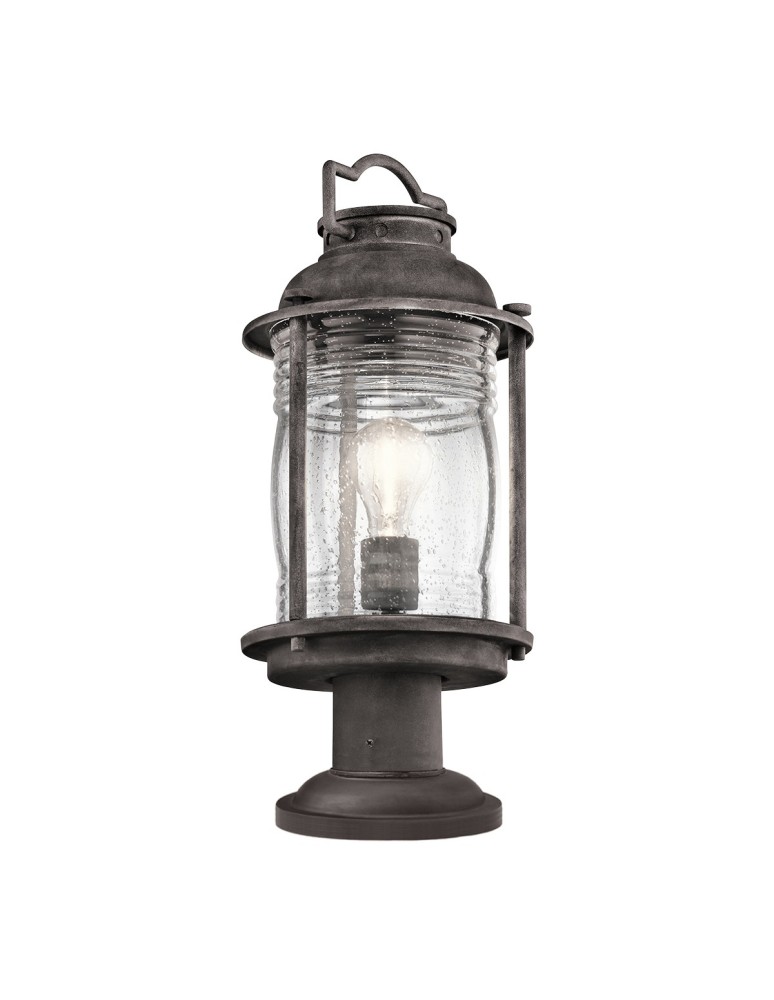 Standing garden lamps - Elstead ASHLAND BAY Outdoor Standing E27 1x60W IP44 Zinc KL-ASHLANDBAY3-M. - product kolory-swiatla.pl 1