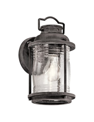 Elstead ASHLAND BAY Wall lamp E27 1x60W IP44 Zinc KL-ASHLANDBAY2-S