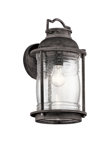 Elstead ASHLAND BAY Wall lamp E27 1x60W IP44 Zinc KL-ASHLANDBAY2-L