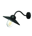 Outdoor wall lamps - Elstead KLAMPENBORG Wall lamp E27 1x60W IP44 Black KLAMPENBORG-BK - product 1