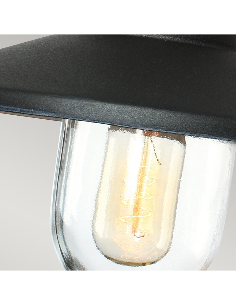 Outdoor wall lamps - Elstead KLAMPENBORG Wall lamp E27 1x60W IP44 Black KLAMPENBORG-BK - product kolory-swiatla.pl 4