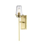 Bathroom wall lamps - Elstead ALTON Wall lamp E27 1x40W IP44 Brass KL-ALTON1-BATH-BB - product 1