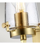 Bathroom wall lamps - Elstead ALTON Wall lamp E27 1x40W IP44 Brass KL-ALTON1-BATH-BB - product 3