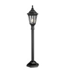 Standing garden lamps - Elstead KINSALE Outdoor Standing E27 1x100W IP44 Black KINSALE-PILLAR - product 1