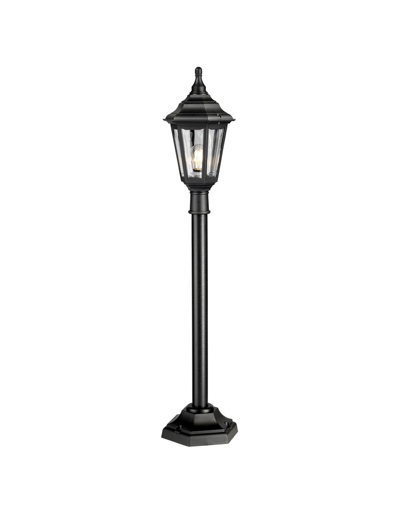 Standing garden lamps - Elstead KINSALE Outdoor Standing E27 1x100W IP44 Black KINSALE-PILLAR - product kolory-swiatla.pl 1