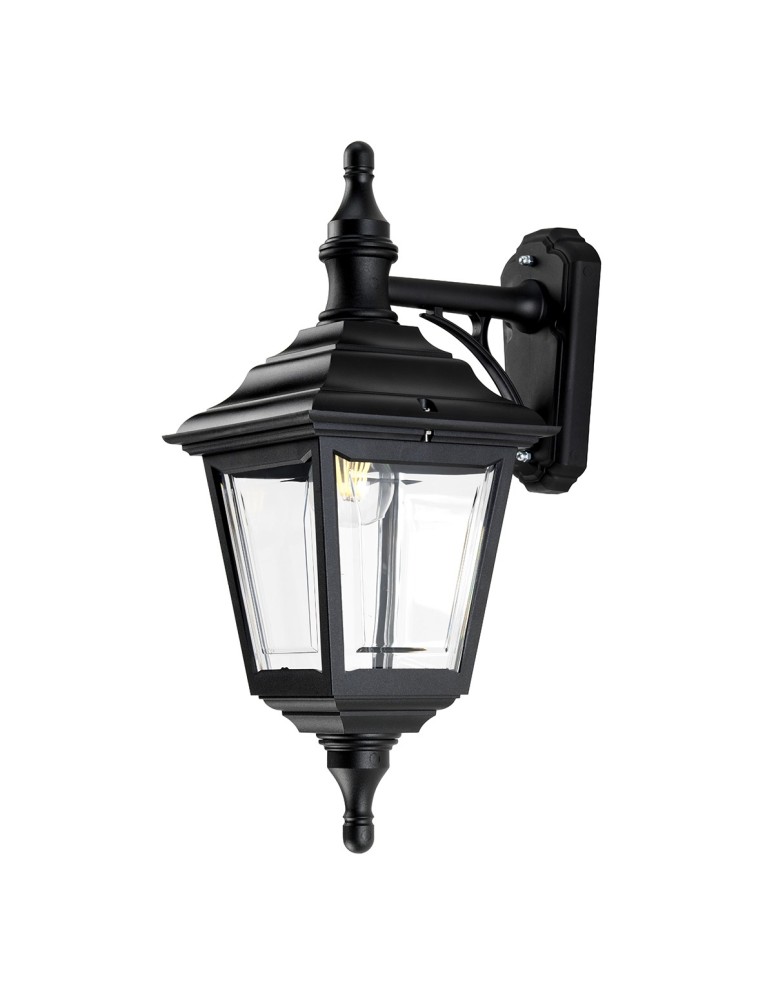 Outdoor wall lamps - Elstead KERRY Wall lamp E27 1x100W IP44 Black KERRY-WALL - product kolory-swiatla.pl 1