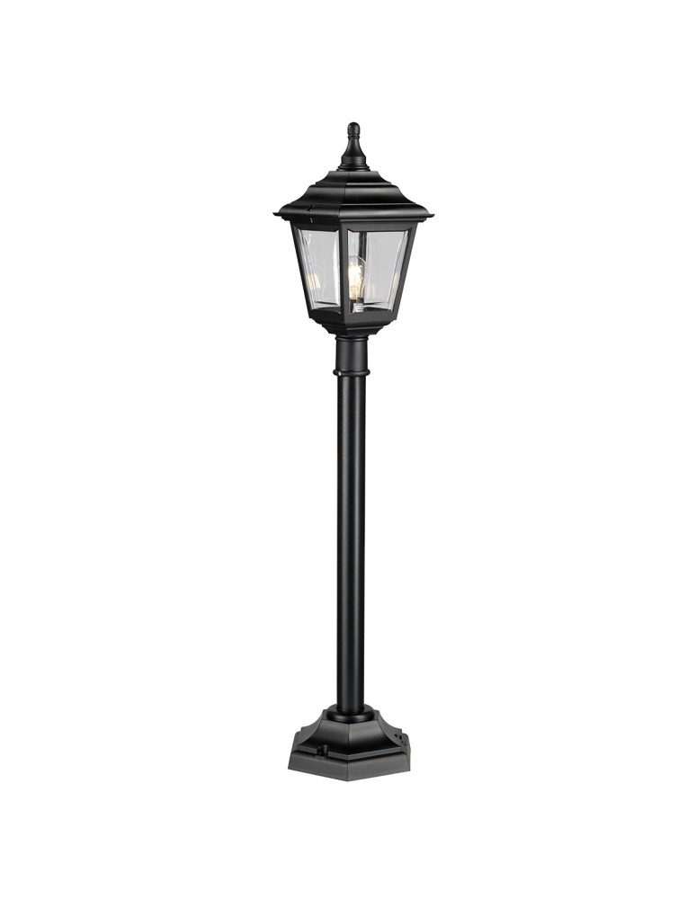 Standing garden lamps - Elstead KERRY Outdoor Standing E27 1x100W IP44 Black KERRY-PILLAR - product kolory-swiatla.pl 1