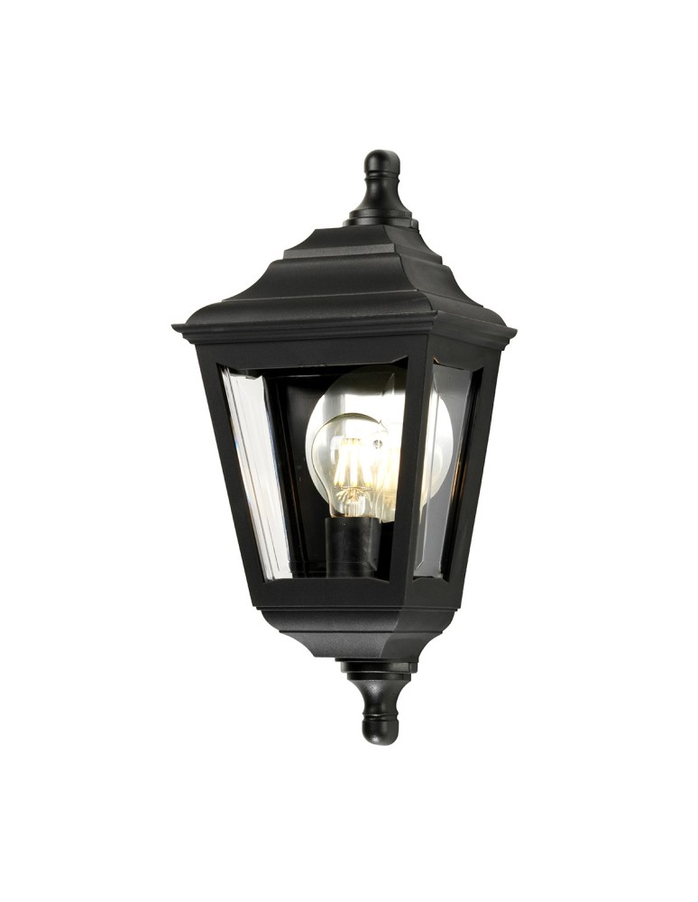 Outdoor ceiling lamps - Elstead KERRY Plafond E27 1x100W IP44 Black KERRY-FLUSH - product kolory-swiatla.pl 1