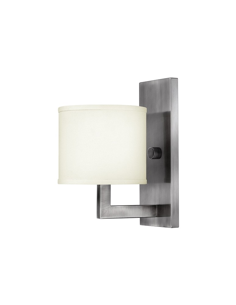 Wall lamps with lampshade - Hinkley HAMPTON 1x100W E27 HK/HAMPTON1 Wall lamp. - product kolory-swiatla.pl 1