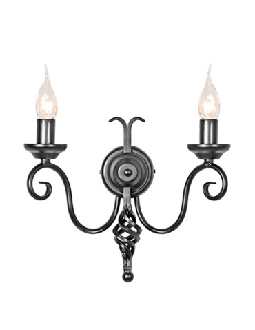 Elstead Lighting Interior Wall lamp HARLECH 2x60W E14 HR2A BLACK