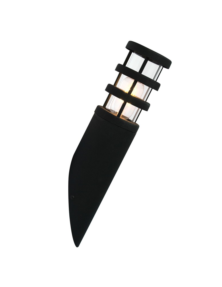 Outdoor wall lamps - Elstead HORNBAEK Wall lamp E27 1x60W IP44 Black HORNBAEK-W2 - product kolory-swiatla.pl 1