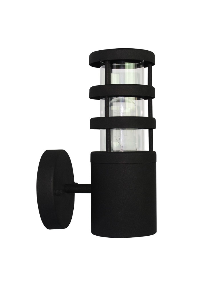 Outdoor wall lamps - Elstead HORNBAEK Wall lamp E27 1x60W IP44 Black HORNBAEK-W1 - product kolory-swiatla.pl 1