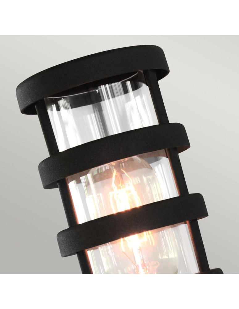 Standing garden lamps - Elstead HORNBAEK Outdoor Standing E27 1x60W IP44 Black HORNBAEK-PED - product kolory-swiatla.pl 2
