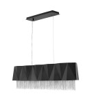 Pendant lamps - Elstead ZUMA Pendant E27 6x60W Black/Silver HK-ZUMA-ISLE-SBS - product 1