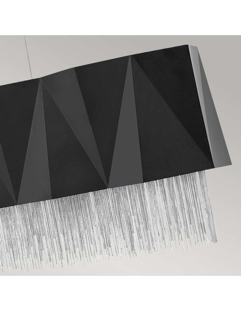 Pendant lamps - Elstead ZUMA Pendant E27 6x60W Black/Silver HK-ZUMA-ISLE-SBS - product kolory-swiatla.pl 3