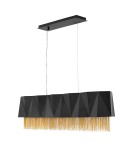 Pendant lamps - Elstead ZUMA Pendant E27 6x60W Black/Gold HK-ZUMA-ISLE-SBG - product 1
