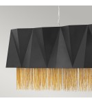 Pendant lamps - Elstead ZUMA Pendant E27 6x60W Black/Gold HK-ZUMA-ISLE-SBG - product 3