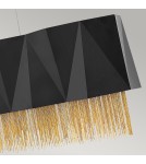 Pendant lamps - Elstead ZUMA Pendant E27 6x60W Black/Gold HK-ZUMA-ISLE-SBG - product 4