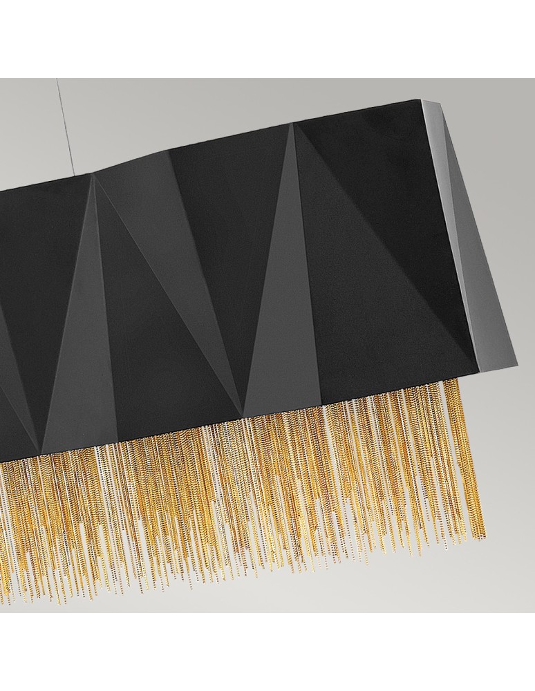 Pendant lamps - Elstead ZUMA Pendant E27 6x60W Black/Gold HK-ZUMA-ISLE-SBG - product kolory-swiatla.pl 4
