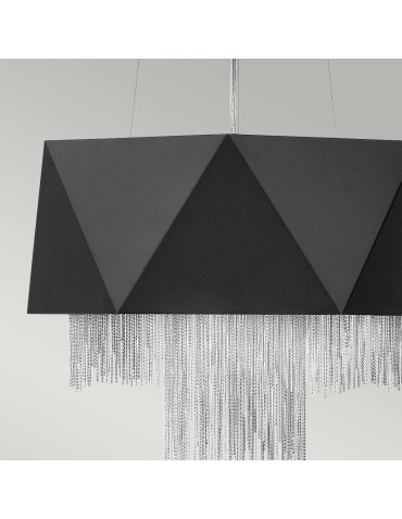 Elstead ZUMA Pendant E27 6x60W Black/Silver HK-ZUMA6-SBS - product 2