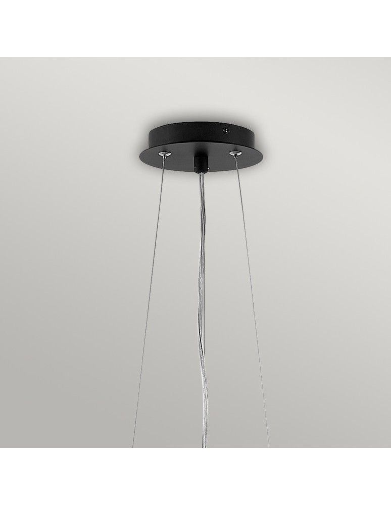 Pendant lamps - Elstead ZUMA Pendant E27 6x60W Black/Silver HK-ZUMA6-SBS - product kolory-swiatla.pl 3