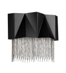 Glamour wall lamps - Elstead ZUMA Wall lamp G9 3x3W Black/Silver HK-ZUMA-3W-SBS - product 1
