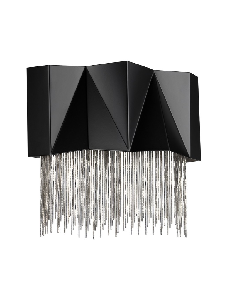 Glamour wall lamps - Elstead ZUMA Wall lamp G9 3x3W Black/Silver HK-ZUMA-3W-SBS - product kolory-swiatla.pl 1