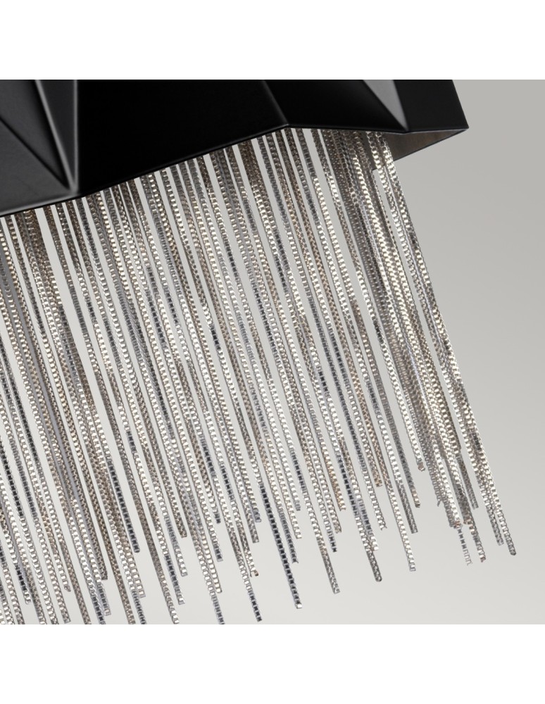 Glamour wall lamps - Elstead ZUMA Wall lamp G9 3x3W Black/Silver HK-ZUMA-3W-SBS - product kolory-swiatla.pl 3