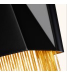 Glamour wall lamps - Elstead ZUMA Wall lamp G9 3x3W Black/Gold HK-ZUMA-3W-SBG - product 3