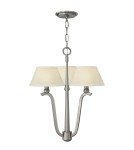 Modern chandeliers - Elstead WHITNEY (HK) E14 3x60W Nickel Chandelier HK-WHITNEY3 - product 1