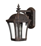 Kinkiety zewnętrzne - Elstead WABASH Kinkiet E27 1x60W IP44 Brązowy HK-WABASH2-S - produkt 1