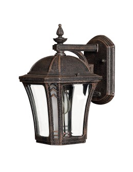 Elstead WABASH Wall lamp E27 1x60W IP44 Brown HK-WABASH2-S