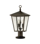 Standing garden lamps - Elstead TRELLIS Outdoor Standing E14 3x60W IP44 Brown HK-TRELLIS3-L. - product 1