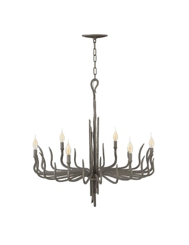 Elstead SPYRE Chandelier E14 6x60W Brown HK-SPYRE6C-MMB
