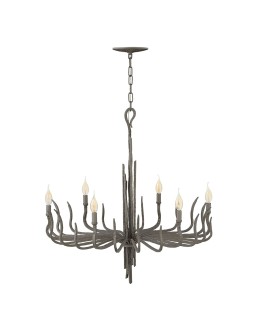 Elstead SPYRE Chandelier E14 6x60W Brown HK-SPYRE6C-MMB