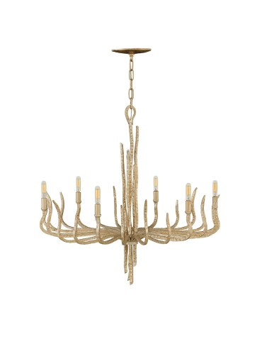 Elstead SPYRE Chandelier E14 6x60W Gold HK-SPYRE6C-CPG