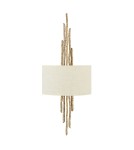 Glamour wall lamps - Elstead SPYRE Wall lamp E14 2x60W Gold HK-SPYRE2-CPG - product 1