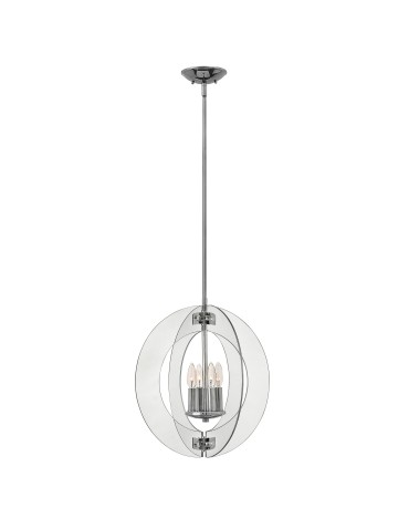Elstead SOLSTICE Chandelier E14 4x60W Chrome HK-SOLSTICE-P
