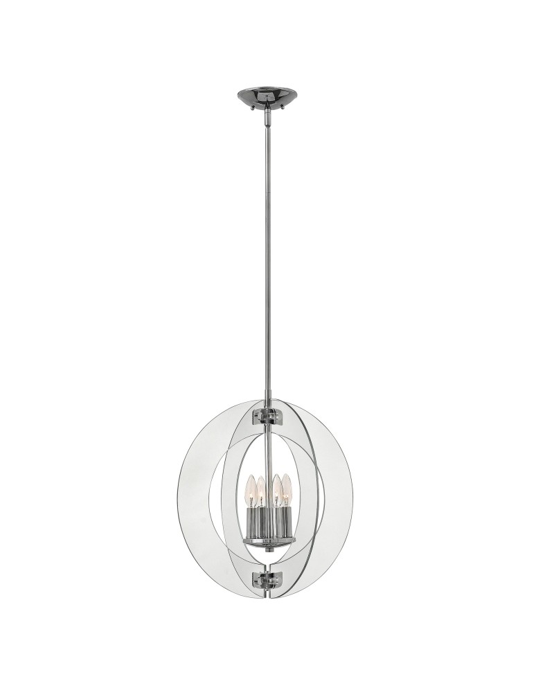 Modern chandeliers - Elstead SOLSTICE Chandelier E14 4x60W Chrome HK-SOLSTICE-P - product kolory-swiatla.pl 1