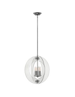Elstead SOLSTICE Chandelier E14 4x60W Chrome HK-SOLSTICE-P