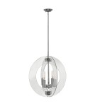 Modern chandeliers - Elstead SOLSTICE Chandelier E27 4x100W Chrome HK-SOLSTICE4 - product 1