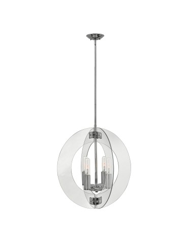 Elstead SOLSTICE Chandelier E27 4x100W Chrome HK-SOLSTICE4